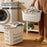 31.7L Large Capacity Laundry Basket Plastic Storage Basket with Handle for Dirty Clothes Toys - Ivory White - 6