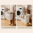 31.7L Large Capacity Laundry Basket Plastic Storage Basket with Handle for Dirty Clothes Toys - Ivory White - 7