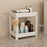 36x23x38.5cm 2-Tier Bathroom Gap Storage Rack Floor Standing Organizer Shelf for Bathroom Kitchen - White - 5