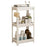 36x23x68.5cm 3-Tier Bathroom Gap Storage Rack Floor Standing Organizer Shelf for Bathroom Kitchen - White - 1