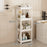 36x23x98.5cm 4-Tier Bathroom Gap Storage Rack Floor Standing Organizer Shelf for Bathroom Kitchen - White - 6