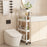 44x15x98.5cm 4-Tier Bathroom Gap Storage Rack Floor Standing Organizer Shelf for Bathroom Kitchen - White - 3