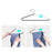10Pcs 35cm Non-slip Storage Racks Multifunctional Z-shaped Trouser Rack Goose Clothes Pants Hanger - Obverse / Black - 4