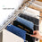 10Pcs 35cm Non-slip Storage Racks Multifunctional Z-shaped Trouser Rack Goose Clothes Pants Hanger - Obverse / Black - 7