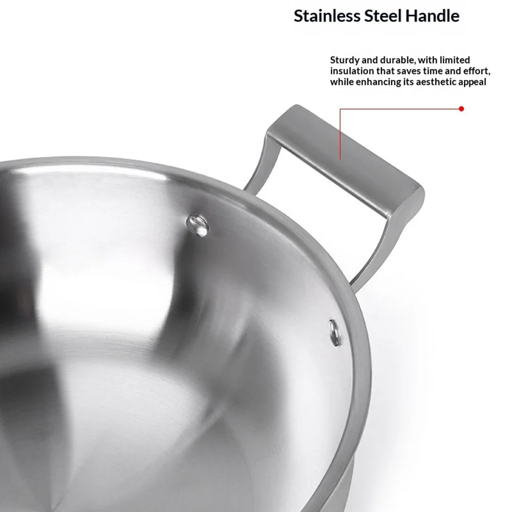 C&E 304 Stainless Steel 3 Layer Steamer Pot 26cm Multi-Function Cookware for Kitchen Cooking (BPA Free, No FDA) - 260mm Diameter - 7