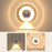 DMS-A2501 Smart Motion Sensor Clock Wall Light LED Night Light 3 Color Temperature Remote Control - White - 7