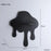 Cloud Shaped Floating Shelf Wall Mounted Modern Decorative Storage Rack No Drill Install - Black - 7
