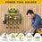 3 Tier Wall Mount Drill Tool Storage Rack 160LBS Heavy Duty Steel Organizer for Garage Workshop - Black - 4
