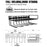 4 Drill Holder Wall Mount Tool Organizer with Shelf 100LBS Steel Rack for Garage Workshop - Black - 5