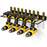 Wall Mounted Drill Tool Organizer Rack Carbon Steel 100LBS Drawdrivers Slots Holder for Garage Workshop - Black - 1