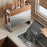 304 Stainless Steel Kitchen Knife Chopping Block Holder Utensil Organizer with Cutting Board Slot - Silver - 5