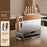 304 Stainless Steel Kitchen Knife Chopping Block Holder Utensil Organizer with Cutting Board Slot - Silver - 7