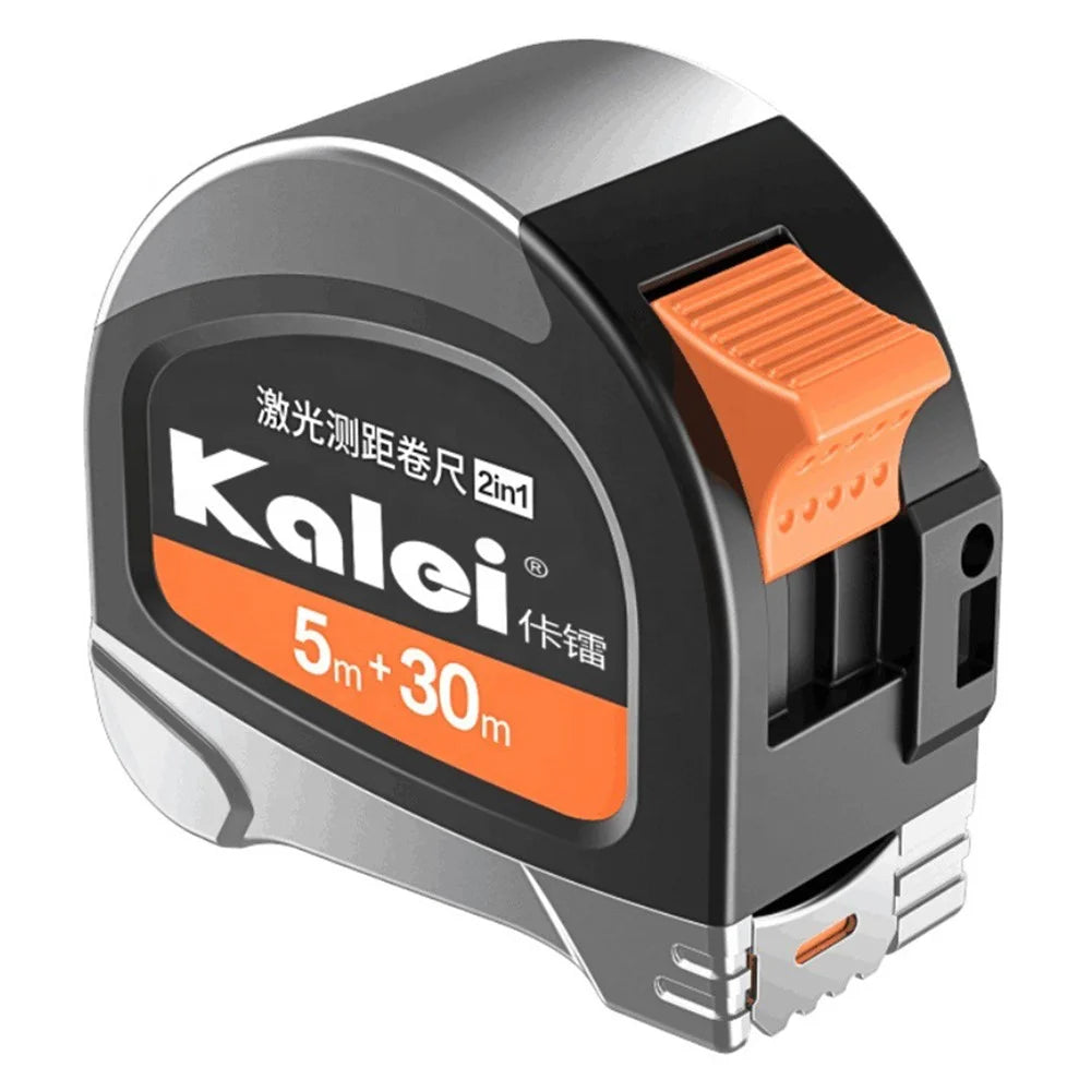 KALEI Rechargeable Digital Display High Accuracy Infrared Laser Distance Meter Measuring Tool Tape Measure - 2