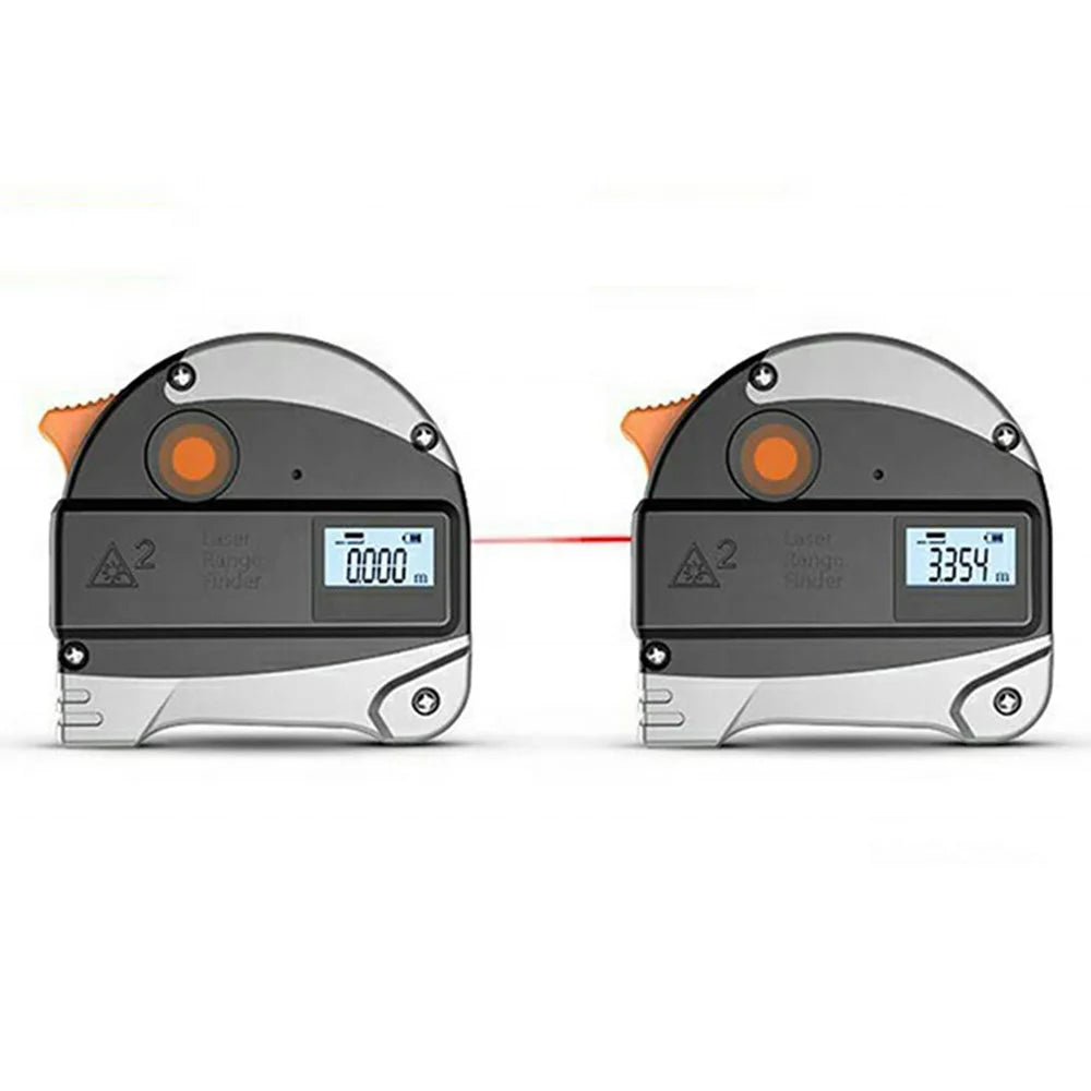 KALEI Rechargeable Digital Display High Accuracy Infrared Laser Distance Meter Measuring Tool Tape Measure - 3