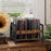 Vinyl Record Storage Rack Wooden Desktop Holder Stand for LP Books Magazines Office Files - 4