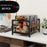 Vinyl Record Storage Rack Wooden Desktop Holder Stand for LP Books Magazines Office Files - 6