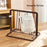 6-Cup Drying Rack Carbon Steel Upside Down Kitchen Countertop Cup Holder - Coffee - 2