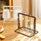 6-Cup Drying Rack Carbon Steel Upside Down Kitchen Countertop Cup Holder - Coffee - 6