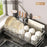 Stainless Steel Dish Drying Rack with Cup Holder Knife Stand Cutting Board Rack and Utensil Box - 6