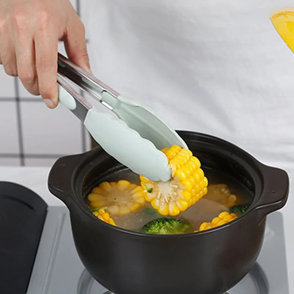 13Pcs / Set Kitchen Utensils Wooden Handle Silicone Spatula Ladle Egg Beater Kitchen Cooking Tools Kit (No FDA Certification, BPA Free) - Green - 5