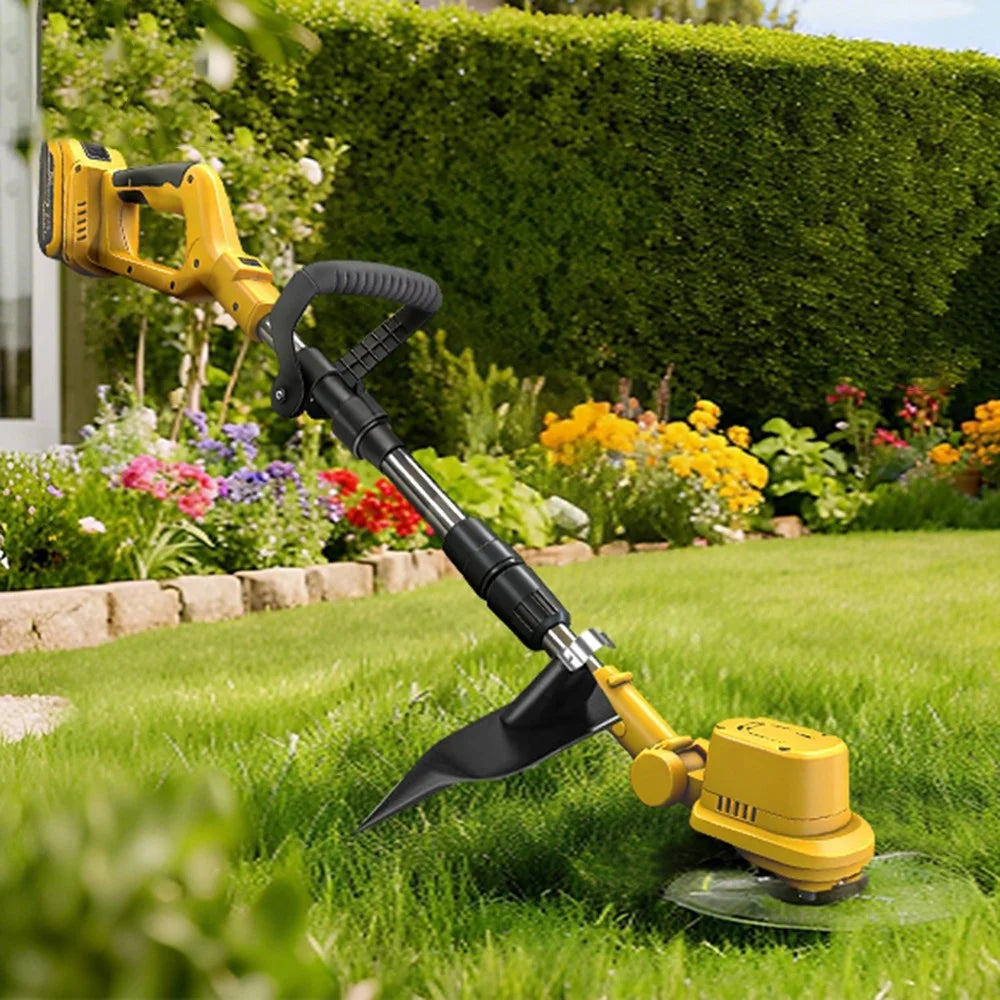 MDHL ML-399 Brushless Lawn Mower 21V Cordless Grass Trimmer 240W 19000RPM 10 inch Blade with Telescopic Pole - 1