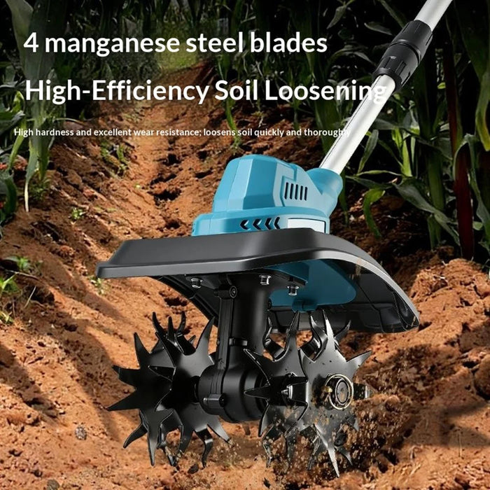 MDHL ML-118 Cordless Tiller 21V 700W Brushless Electric Cultivator for Garden Soil Loosening - 3