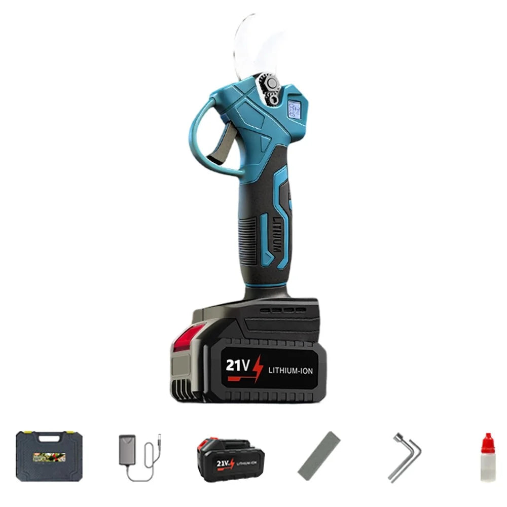 MDHL JZQ-006 Brushless Electric Pruning Shears 21V 650W 2.5cm Cutting Digital Display for Garden - 1
