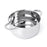 C&E 201 Stainless Steel Cookware with Lid Fry Pan Milk Pot Soup Pot Set (BPA Free, No FDA) - Silver - 3