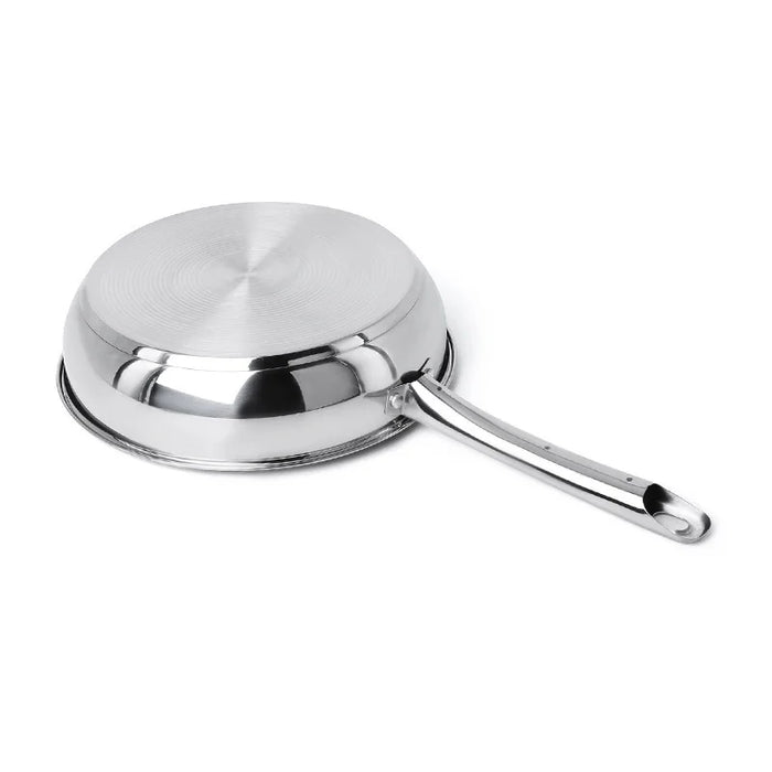 C&E 201 Stainless Steel Cookware with Lid Fry Pan Milk Pot Soup Pot Set (BPA Free, No FDA) - Silver - 5