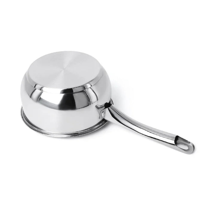 C&E 201 Stainless Steel Cookware with Lid Fry Pan Milk Pot Soup Pot Set (BPA Free, No FDA) - Silver - 7
