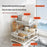 Double Layer Kitchen Dish Rack with Rotating Drainage Tray and Chopstick Holder - 4