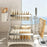 Double Layer Kitchen Dish Rack with Rotating Drainage Tray and Chopstick Holder - 5