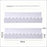 2Pcs Wood Plastic Composite Wall Mounted Shelf Wave Edge Storage Rack for Home - White - 7