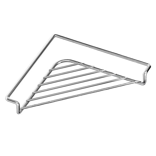 Stainless Steel Triangular Corner Sink Drain Rack Water Draining Shelf for Kitchen Sink - 1