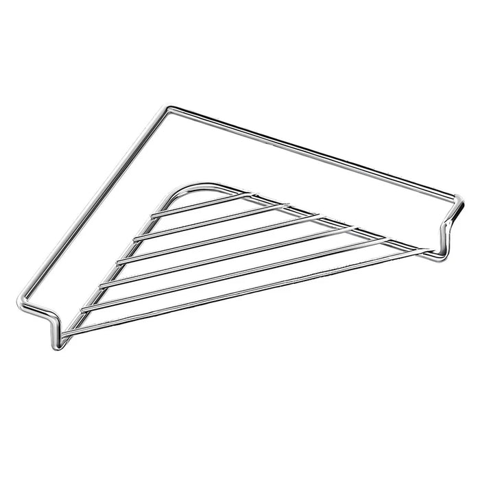 Stainless Steel Triangular Corner Sink Drain Rack Water Draining Shelf for Kitchen Sink - 1