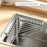 Stainless Steel Triangular Corner Sink Drain Rack Water Draining Shelf for Kitchen Sink - 2