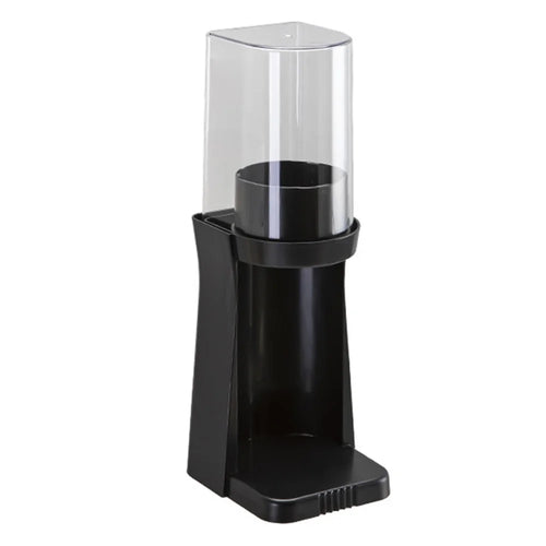 Single Cup Style Cup Dispenser Wall-Mounted Desktop Dual-Use Cup Holder for Home Kitchen Office - Black - 1