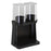 Double Cup Style Cup Dispenser Wall-Mounted Desktop Dual-Use Cup Holder for Home Kitchen Office - Black - 1