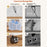 38x25x25cm Under Desk Storage Rack with Wheels Foldable Rolling Cart Organizer - Clear White - 6