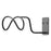 1Pc Wall Mounted Solid Iron Hat Hanger Rack Baseball Cap Storage Display Hook - Black - 1