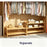 2-Tier Japanese Style Bamboo Shoe Rack Storage Shelf for Entryway Bedroom Living Room - 4