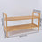 2-Tier Japanese Style Bamboo Shoe Rack Storage Shelf for Entryway Bedroom Living Room - 6