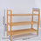 3-Tier Japanese Style Bamboo Shoe Rack Storage Shelf for Entryway Bedroom Living Room - 7