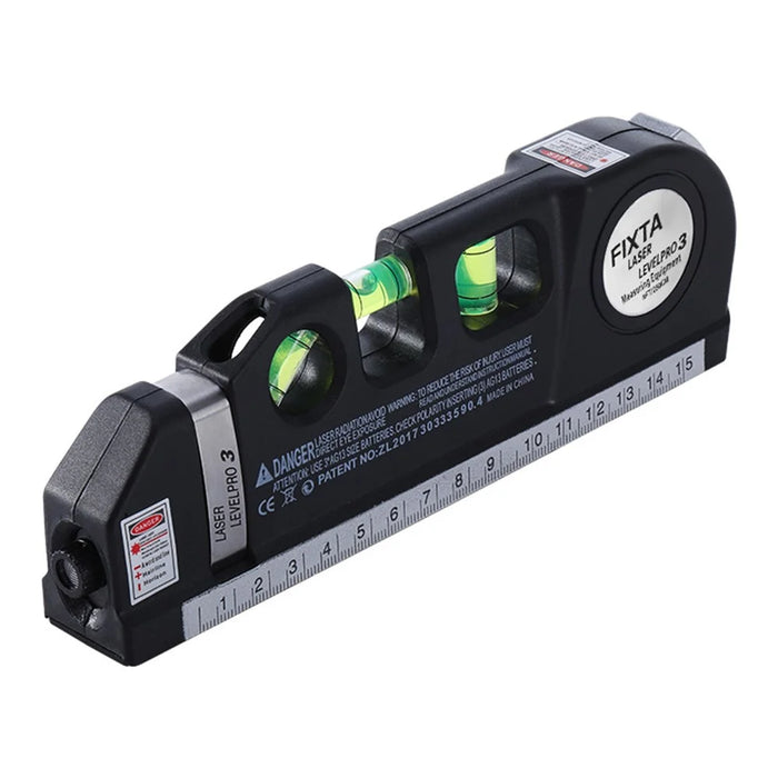 Multifunction Cross / Straight Line Infrared Laser Level Horizontal Vertical Laser Leveling Instrument Measure Tape - 1
