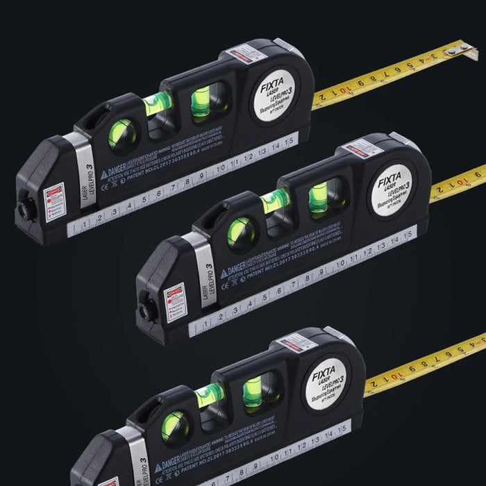 Multifunction Cross / Straight Line Infrared Laser Level Horizontal Vertical Laser Leveling Instrument Measure Tape - 6