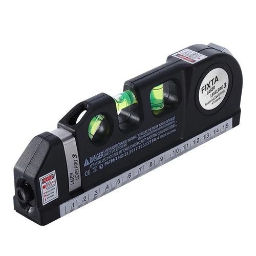 Cross / Straight Line Infrared Laser Level Multifunction Horizontal Vertical Laser Leveling Instrument Measure Tape with Tripod - 1