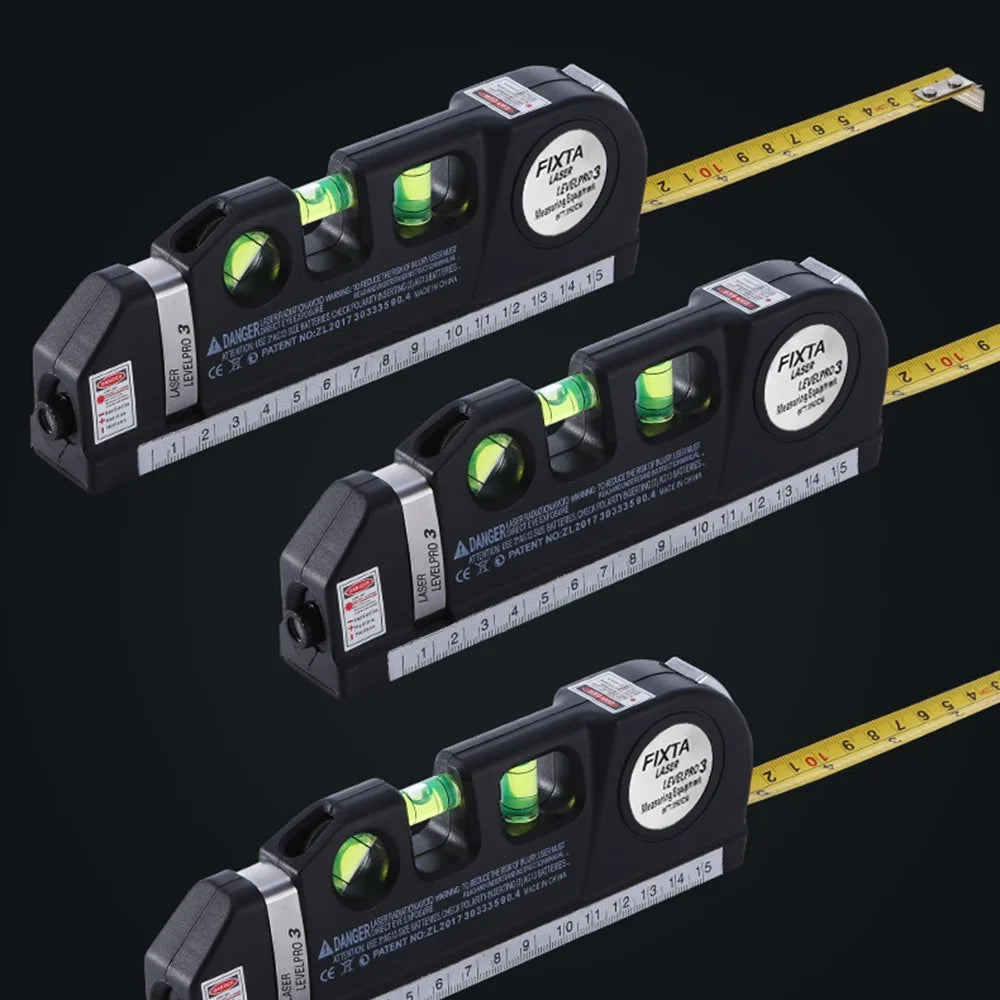 Cross / Straight Line Infrared Laser Level Multifunction Horizontal Vertical Laser Leveling Instrument Measure Tape with Tripod - 6