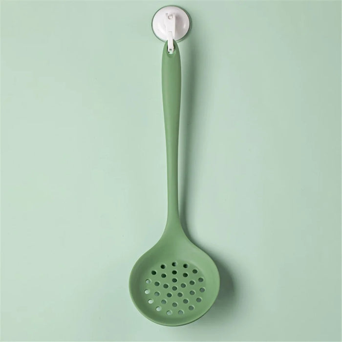 5Pcs / Set Kitchen Utensils Silicone Spatula Ladle Rice Spoon Kitchen Cooking Tools Kit (FDA Certificated, BPA Free) - 5