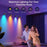 BLX-01 4Pack RGBIC LED Light Smart Wall Sconces Music Sync Home Decor Tuya WiFi Wall Lights Work with Alexa - EU Plug - 2