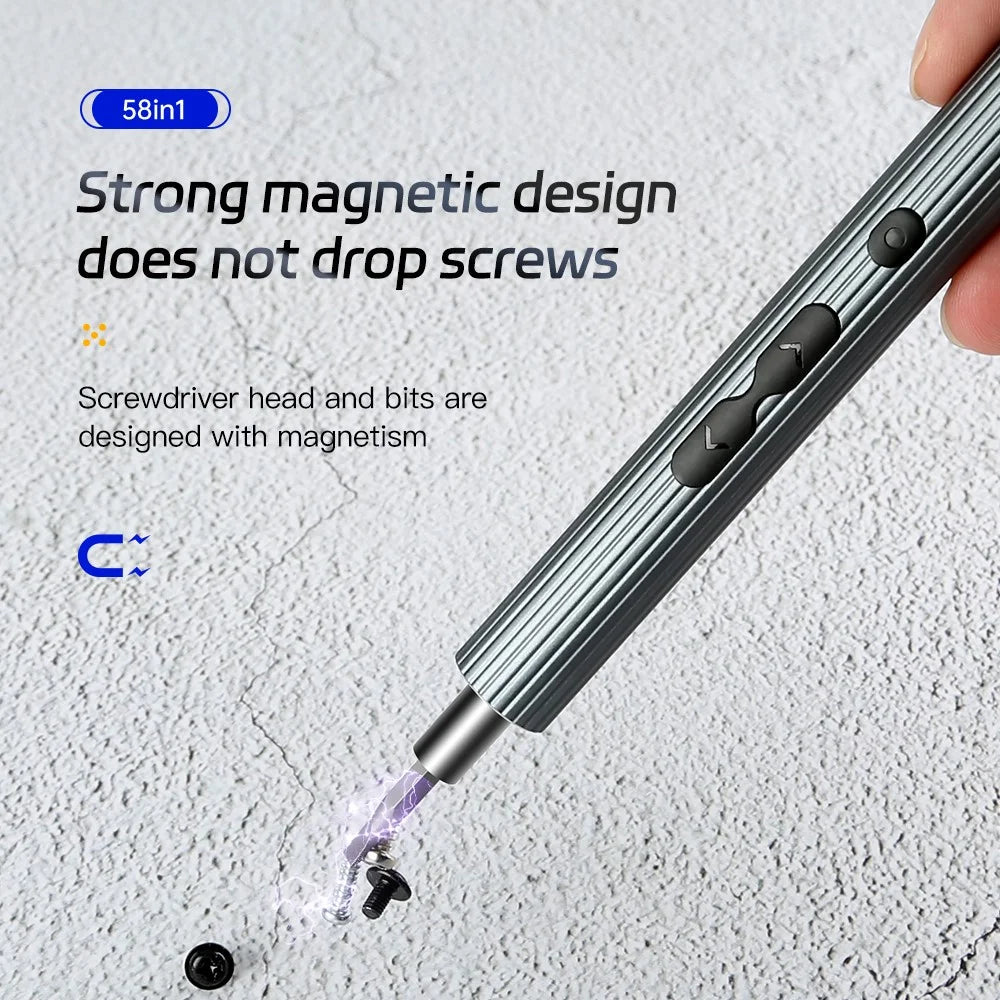 KING'SDUN KS-882058 58-in-1 Precision Electric Screwdriver Set Portable Screwdriver with S2 Steel Bits - 4
